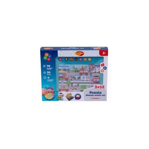 Puzzle dźwięki wokół pojazdy DUMEL