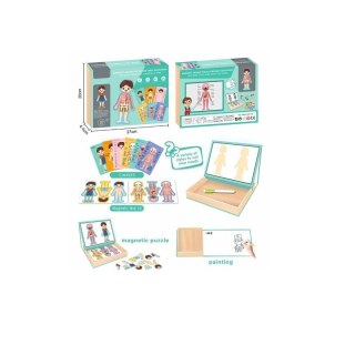 Puzzle magnetyczne EUROBABY ZABAWKI