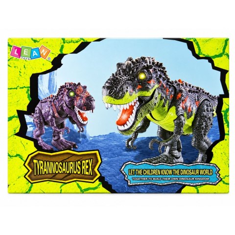 Dinozaur Na Baterie Tyranozaur Rex Chodzący Brązowy