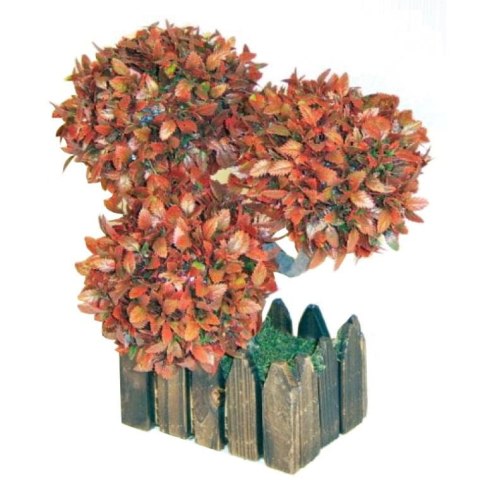 Sztuczne drzewko bonsai czerwone