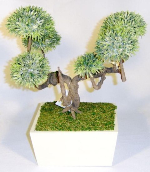 Sztuczne drzewko bonsai zielone