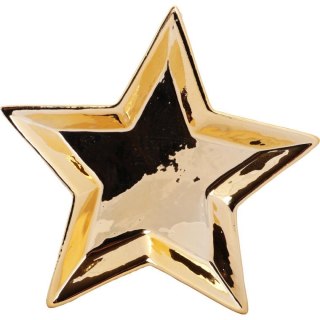 TALERZYK GWIAZDA CERAMICZNA ŚWIECZNIK 12 CM G