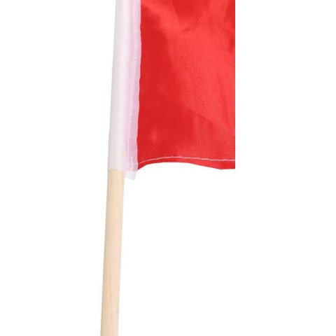 Mała flaga Polski na kijku