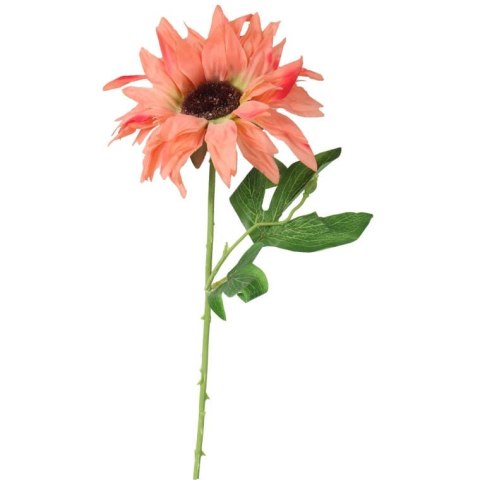 Słonecznik Pomarańczowy Decor - Kwiat Pojedynczy 64cm