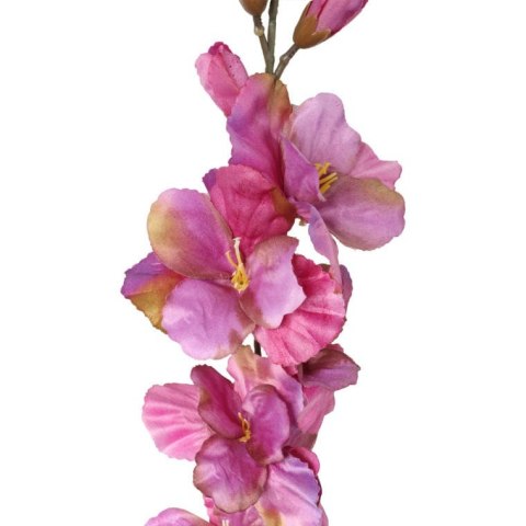 Różowy sztuczny kwiat Gladiola o długości 70 cm w odcieniach jesieni