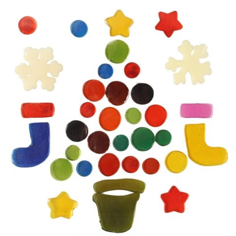 Naklejki na okno żelowe, Jelly, 25 IV