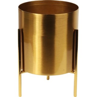 ZŁOTA OSŁONKA METALOWA NA TRZECH NÓŻKACH 17 CM