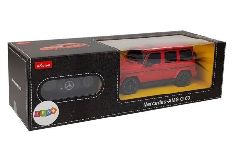 Auto Mercedes AMG G63 Samochód Zdalnie Sterowany RC Czerwony 1:24