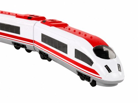 Pociąg Kolejka Zdalnie Sterowany 65 cm Światła R/C Biały