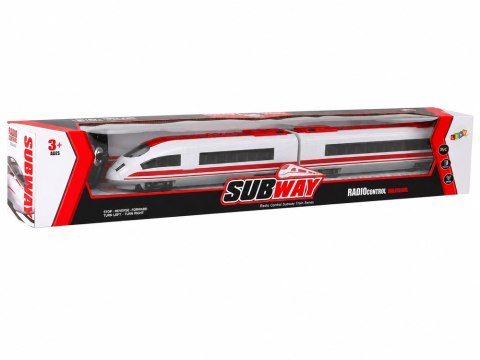 Pociąg Kolejka Zdalnie Sterowany 65 cm Światła R/C Biały