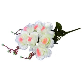 BUKIET 7 RÓŻ BIAŁE 70 CM