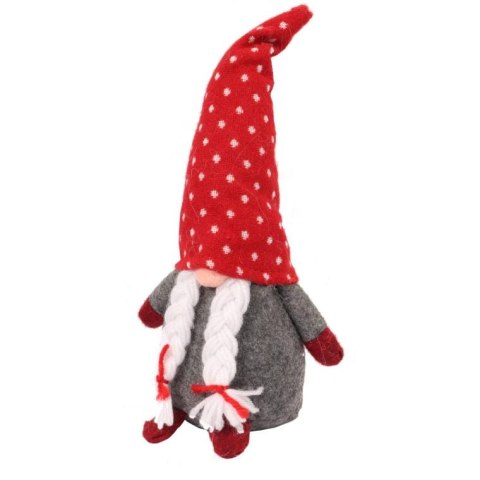 Figurka Skrzat w Czerwonej Czapie z Warkoczami 25cm