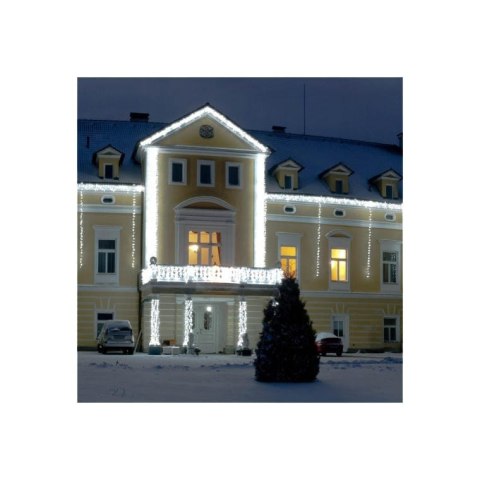 LAMPKI CHOINKOWE 120 LED SOLARY ZIMNY BIAŁY