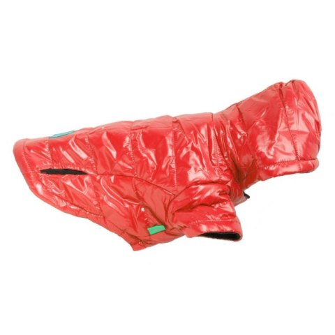 Kurtka Ochronna dla Psa XL Czerwono-Czarna Wodoodporna i Termoizolacyjna