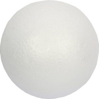 Biała Bombka Styropianowa Do Dekoracji 15 cm