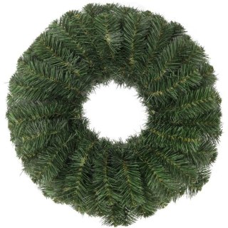 Wianek z Choinki Naturalnej Średnica 45 cm - Zielony, Modelowany