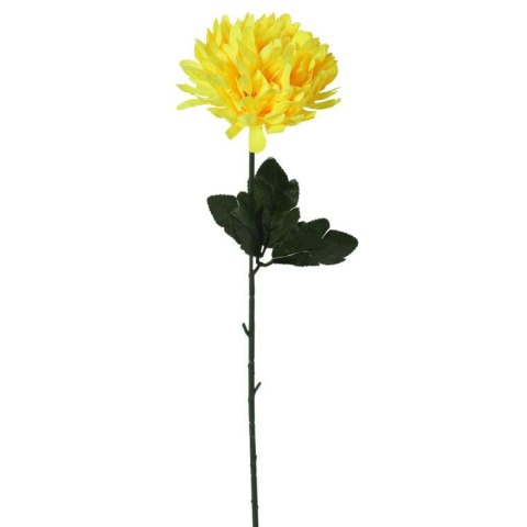 CHRYZANTEMA POJEDYNCZY KWIAT 50 CM ŻÓŁTY