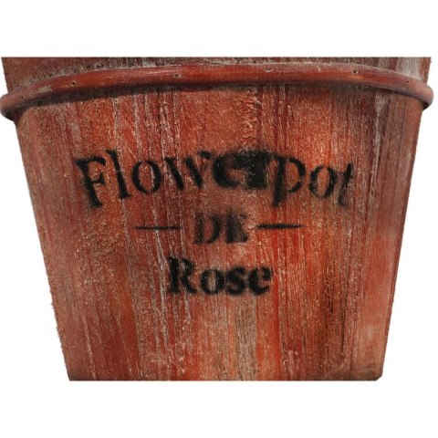 DONICA OSŁONKA DREWNIANA BRĄZOWA ŚREDNICA 19CM