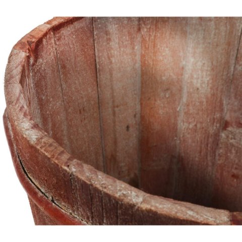 DONICA OSŁONKA DREWNIANA BRĄZOWA ŚREDNICA 19CM