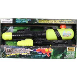 PISTOLET NA WODĘ 47cm żółto czarny