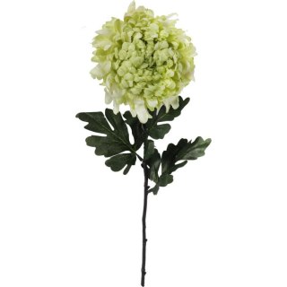 Sztuczna Chryzantema Zielona Duża 86 cm - Dekoracja Kompozycyjna o Wysokiej Jakości