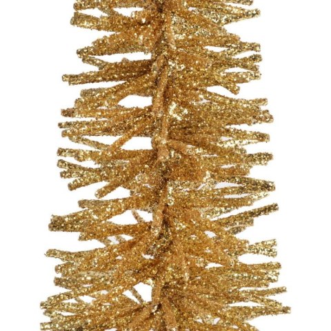 CHOINKA FIGURKA ZŁOTA BROKATOWA 50 CM