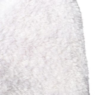 Czapka Mikołaja welurowa, biała 40x30cm