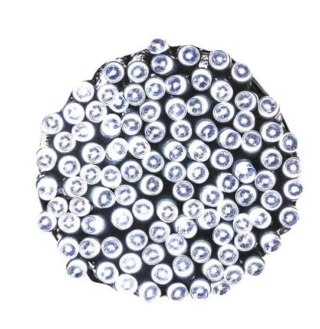 Lampki choinkowe 288 led typu gąsienica w kolorze białym 2 m