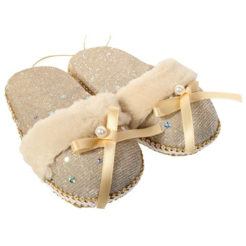 ZAWIESZKA ŚWIĄTECZNA KAPCIE Z FUTERKIEM 15 CM