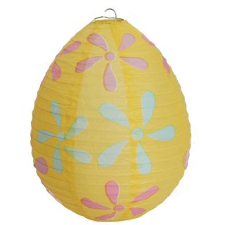JAJKO LAMPION PAPIEROWY ROZKŁADANY 25CM ŻÓŁTY