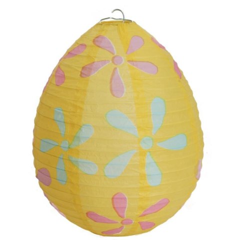 JAJKO LAMPION PAPIEROWY ROZKŁADANY 25CM ŻÓŁTY