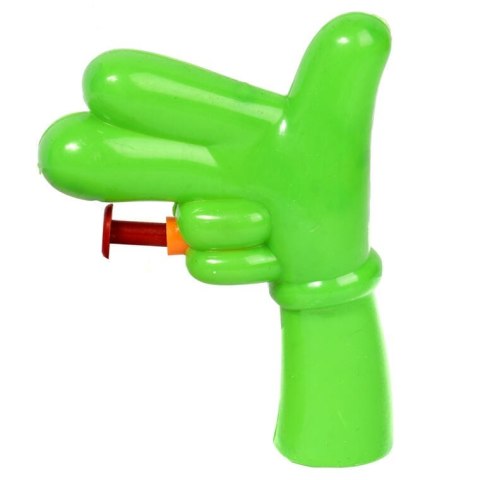 PISTOLET NA WODĘ PSIKAWKA 10 cm RĄCZKA ZIELONA