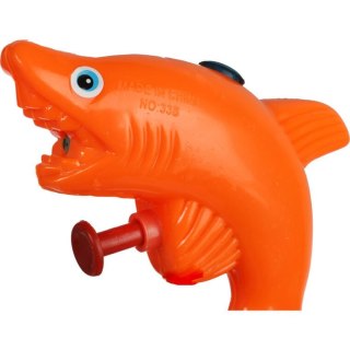 PISTOLET NA WODĘ PSIKAWKA 10cm REKIN POMARAŃCZOWY