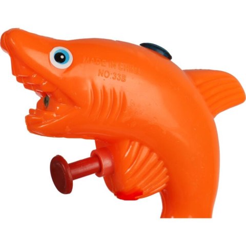 PISTOLET NA WODĘ PSIKAWKA 10cm REKIN POMARAŃCZOWY