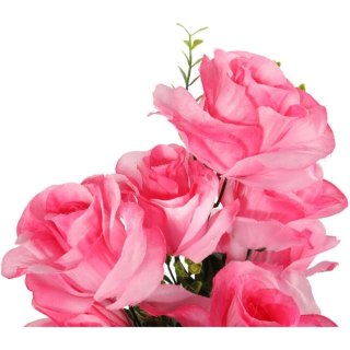 Bukiet 7 róż 54 cm kolor różowy