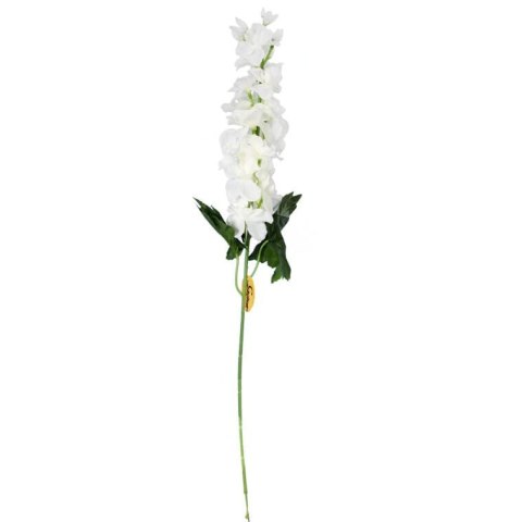 Ostróżka Dekoracyjna Wysoka Biała 70cm