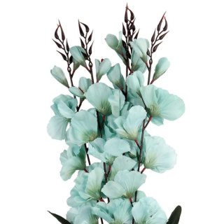 Sztuczny Bukiet 5 Gladioli w Kolorze Miętowym - Wysokiej Jakości Dekoracja o Wysokości 65cm