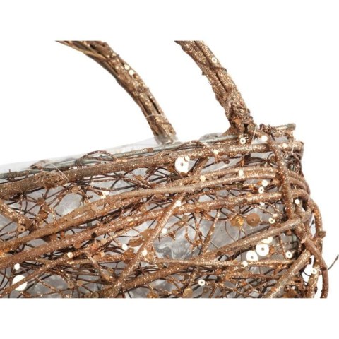 PODKŁAD FLORYSTYCZNY KOSZYK OSŁONKA Z FASZYNY RATTANOWEJ 24 CM