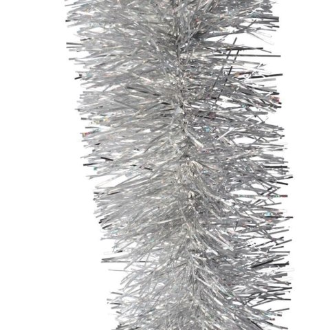 Łańcuch choinkowy fluorestencyjny srebrny fi 10 cm x 3 m