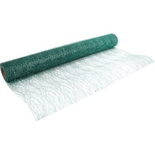 ORGANZA BROKATOWA 0,50 x 10 m ZIELONA