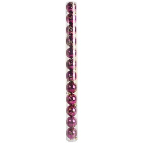 ZESTAW 12 BOMBEK PLASTIKOWYCCH 6 CM RÓŻOWE