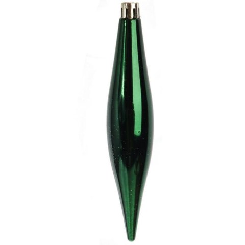 Zestaw 6 Eleganckich Plastikowych Bombek-Sopli 15 cm do Dekoracji Świątecznej