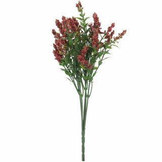BUKIET 5 GAŁĄZEK TAWUŁKI 28 CM KOLOR CZERWONY