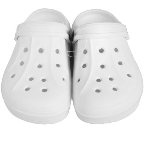 DAMSKIE KLAPKI ogrodowe/basenowe buty LEKKIE chodaki PIANKOWE BIAŁE/40