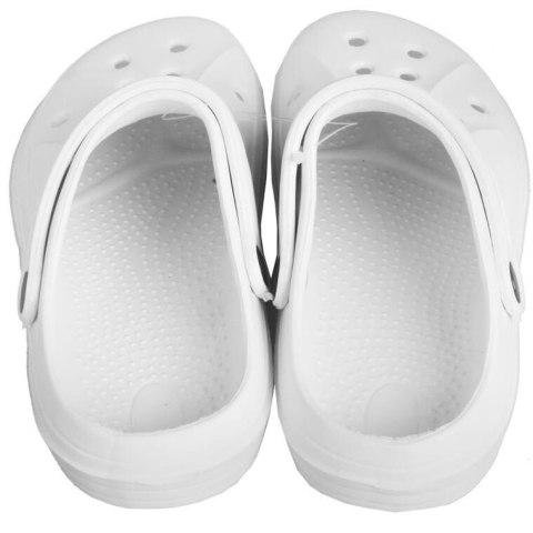 DAMSKIE KLAPKI ogrodowe/basenowe buty LEKKIE chodaki PIANKOWE BIAŁE/40