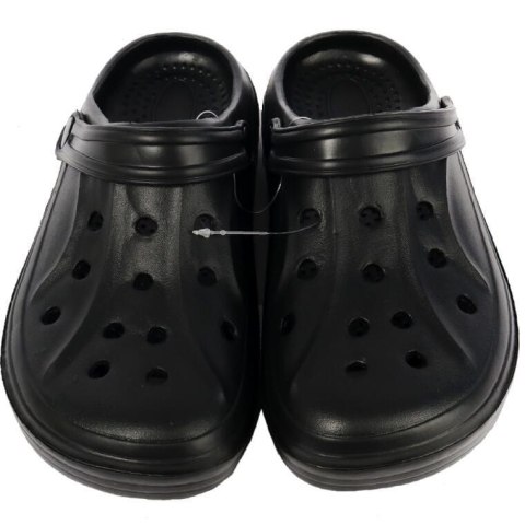 MĘSKIE KLAPKI ogrodowe/basenowe buty LEKKIE chodaki PIANKOWE CZARNE 41
