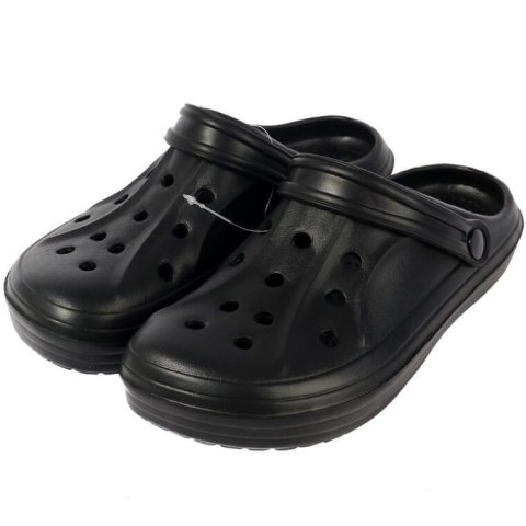 MĘSKIE KLAPKI ogrodowe/basenowe buty LEKKIE chodaki PIANKOWE CZARNE 43