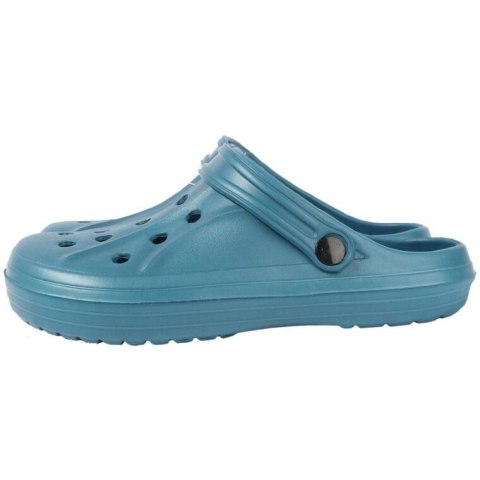 MĘSKIE KLAPKI ogrodowe/basenowe buty LEKKIE chodaki PIANKOWE NIEBIESKIE 40