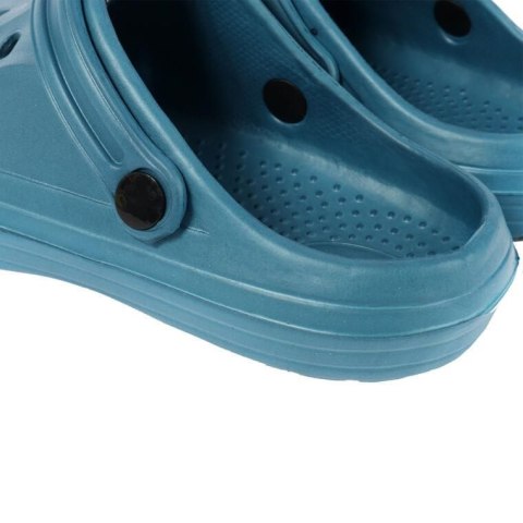 MĘSKIE KLAPKI ogrodowe/basenowe buty LEKKIE chodaki PIANKOWE NIEBIESKIE 40