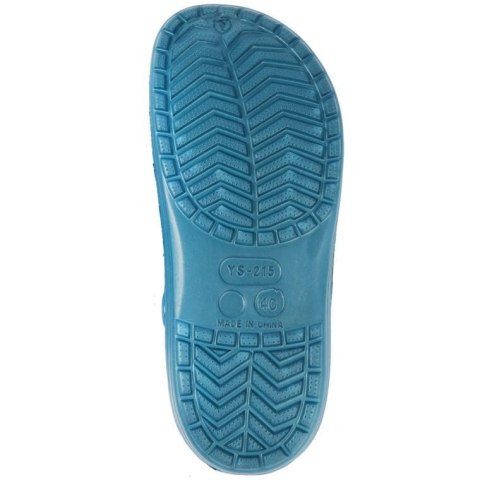 MĘSKIE KLAPKI ogrodowe/basenowe buty LEKKIE chodaki PIANKOWE NIEBIESKIE 40